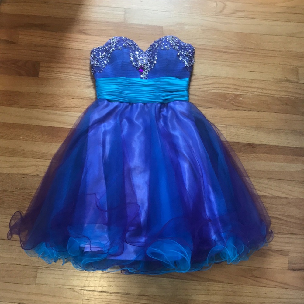 Purple & Teal Dress